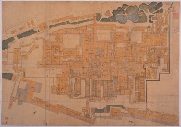 御本丸御表方惣絵図（万治度）の画像