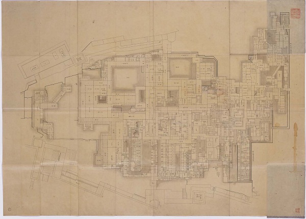 弘化度御普請絵図面（弘化度）の画像