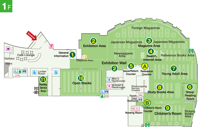 tama Floor map 1f