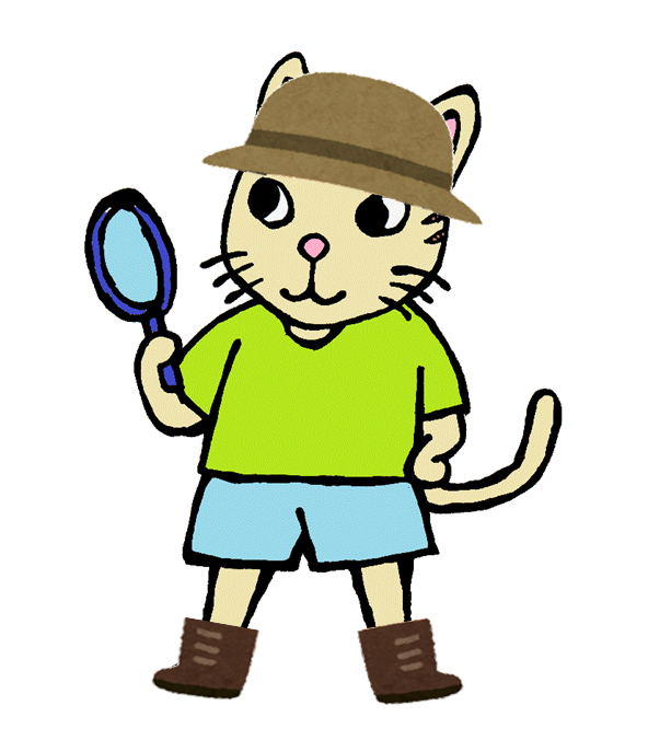 探検隊たまのイラスト