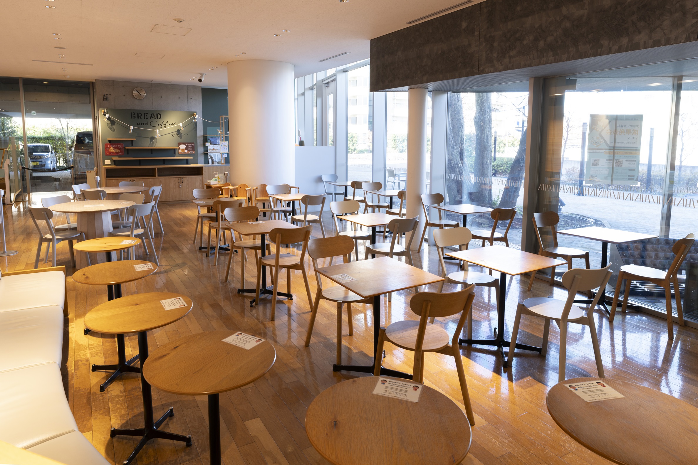 多摩図書館カフェの写真（令和8年1月撮影）