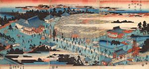 Complete Illustrations of Famous Places in Edo-the Precincts of Ryōgoku Ekoin Temple (Tōto Meisho Ryōgoku Ekoin Keidai Zenzu)