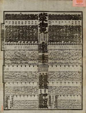 ［The Ranking for the Annual Matches at Ekoin Temple during the Spring of 1860 (Ansei 7)］(Ansei Sichinen Haru Ekoin Honbasho Banzuke)