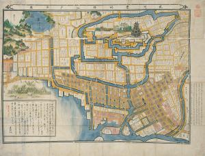 Map of Bushū Toshima Area, Edo (Bushū Toshima-gōri Edo no Shōzu)