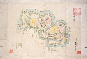 江戸御城之絵図（えどおしろのえず）（重要文化財「江戸城造営関係資料」）