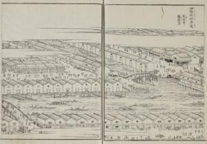 『江戸名所図会 1巻』より「伊勢町河岸通（いせちょうかしどおり）」