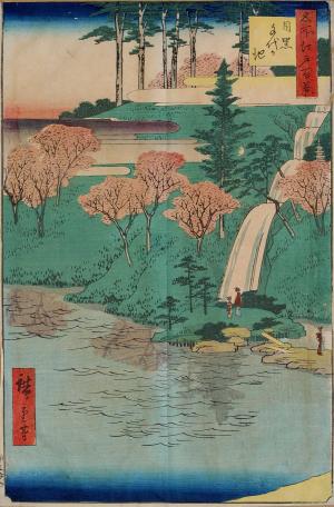 One Hundred Famous Views of Edo: Meguro Chiyo-ga-Ike pond