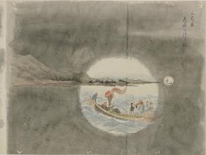 Picture of the Seven Islands of Izu: Miyakejima Island: Poking the Flying Fish