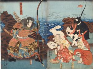 Chinzei Hachirō Tametomo and the Smallpox Deity（Chinzei Hachirotametomo Hosogami）