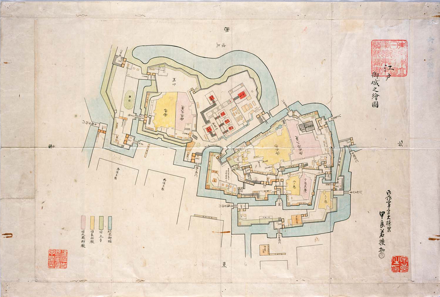 江戸御城之絵図（えどおしろのえず）（重要文化財「江戸城造営