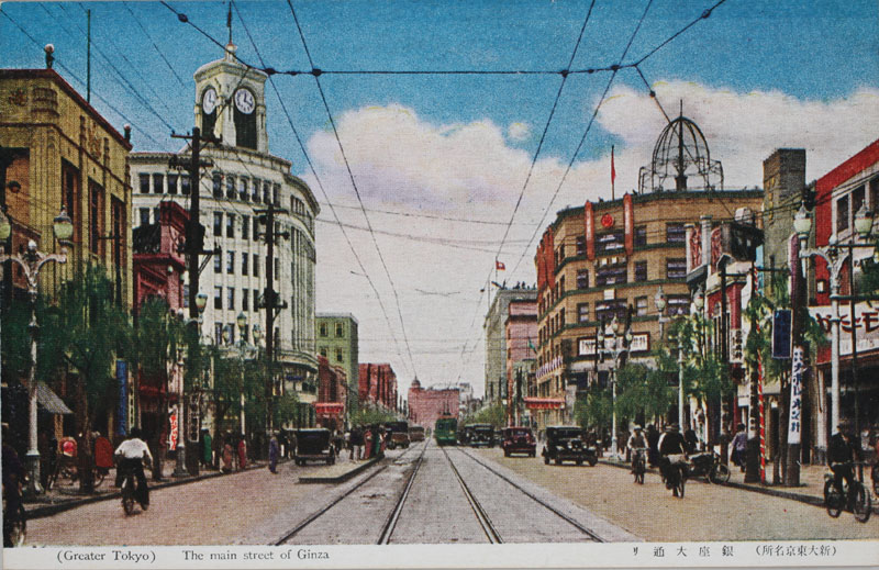 ʂ The main street of Ginzả摜