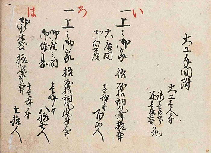 画像：大工手間本途内訳