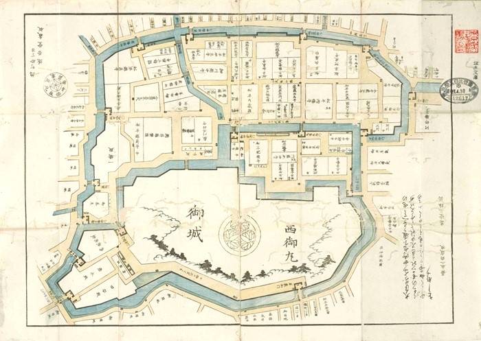 画像：[御大名小路辰之口辺図]