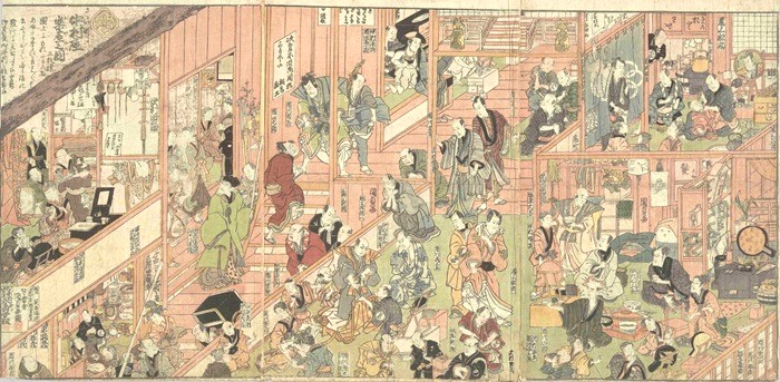 Image:Dressing Room in Nakamuraza Theater, Sakaichō
