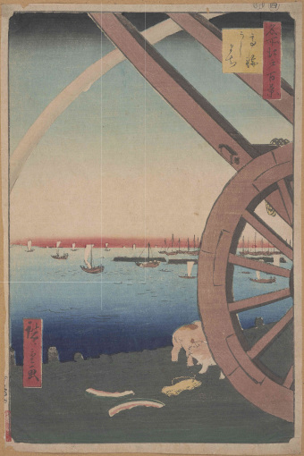 One Hundred Famous Views of Edo: Takanawa Ushimachi