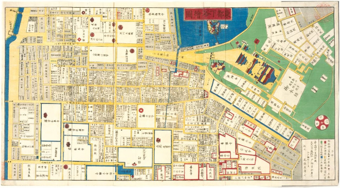 Map of Shitaya in the Eastern Capital