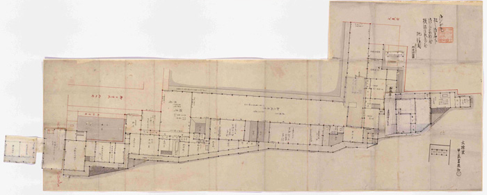 [Image]Floor Plan of Sakuradamari Tea Room Style Chamber for the Three Tokugawa Branch Households at Matsunorōka, Honmaru Palace 2