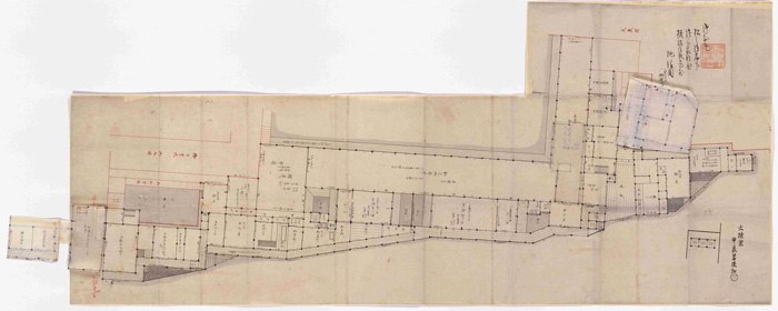 [Image]Floor Plan of Sakuradamari Tea Room Style Chamber for the Three Tokugawa Branch Households at Matsunorōka, Honmaru Palace 2