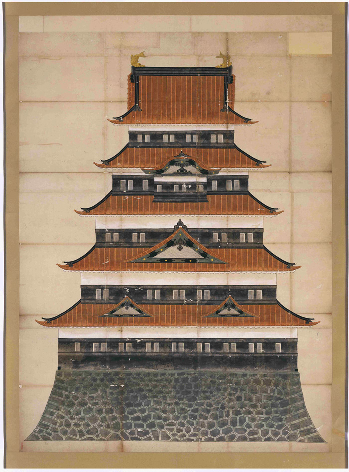 [Image]Pictorial Diagram of the Front of the Edo Castle Donjon